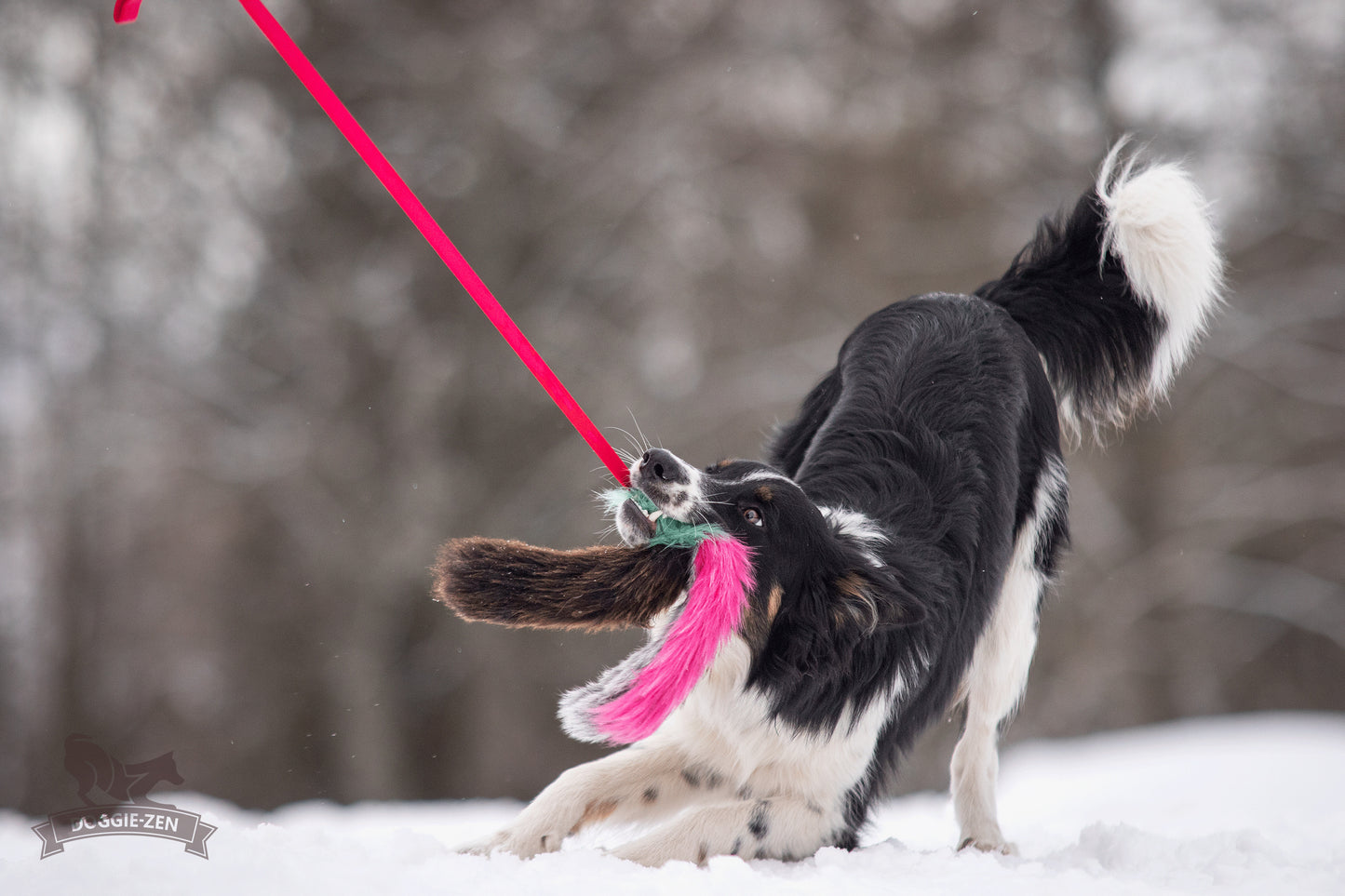 Elastisk blackfiskjager med kanin, sau og fuskepels