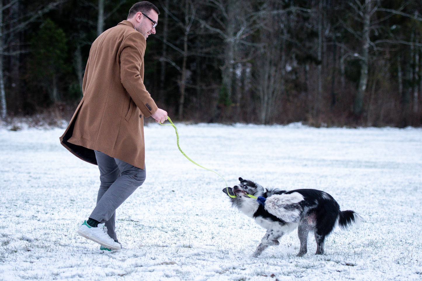 Elastik blackfiskjager med fåreskinn